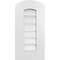 Ekena Millwork Arch Top Surface Mount PVC Gable Vent: Non-Functional, w/ 3-1/2"W x 1"P Standard Frame, 12"W x 22"H GVPAR12X2201SN - alternate 1